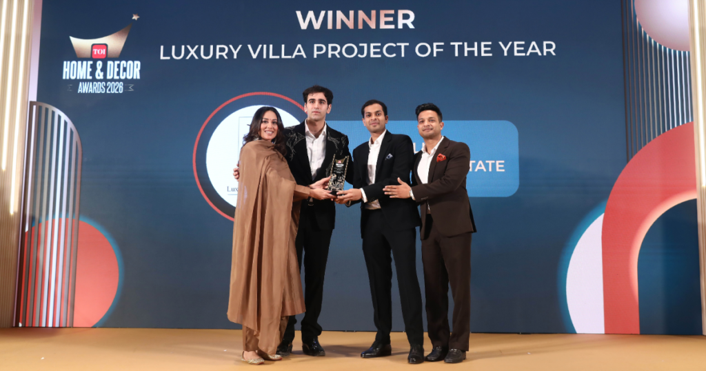 Ozone CIty-The Golden Estate Aligarh Wins Luxury Villa Project of the Year at TOI Home Decor Awards 2026